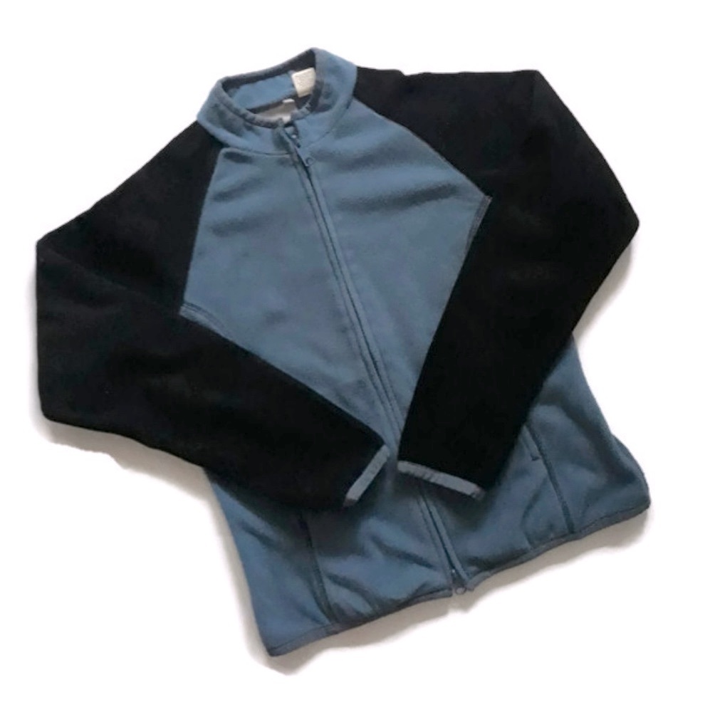 J Crew Women’s ColorBlock Fleece full zip Jacket